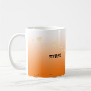 Mug - Hawaii State Map with City