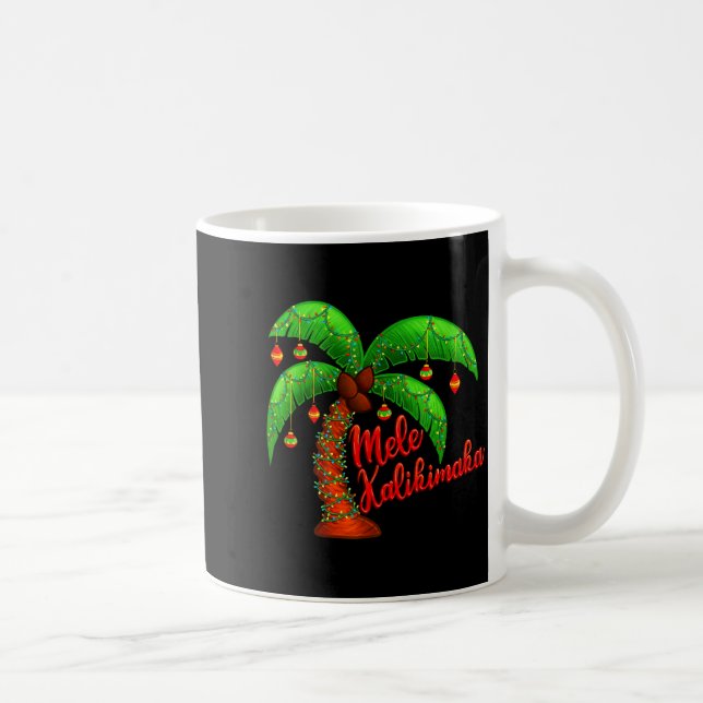 Mug Hawaiian Christmas Mele Kalikimaka Coconut Tree  (Droite)