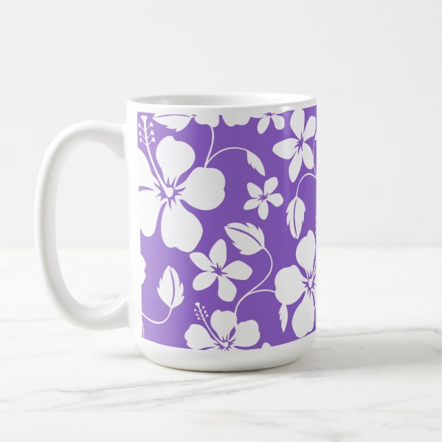 MUG HAWAIIAN HULA (HIBISCUS) LUMIÈRE PURPLE (Gauche)