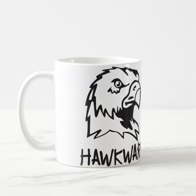 Mug Hawkward - calembour maladroit de faucon (Gauche)