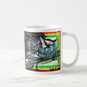 Mug "Hé pastel d'huile de lundi" par Lévi Glassrock