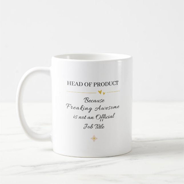 Mug Head of Product Office Quote (Gauche)