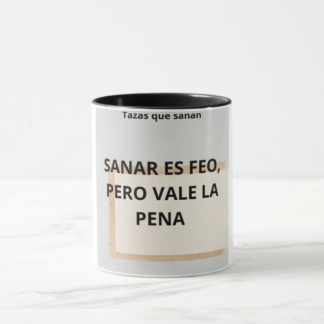 Mug "Healing is ugly, but it's worth it" (Center)