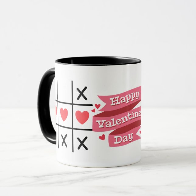 Mug Heart, coffee mug, Valentine's gift (Devant gauche)