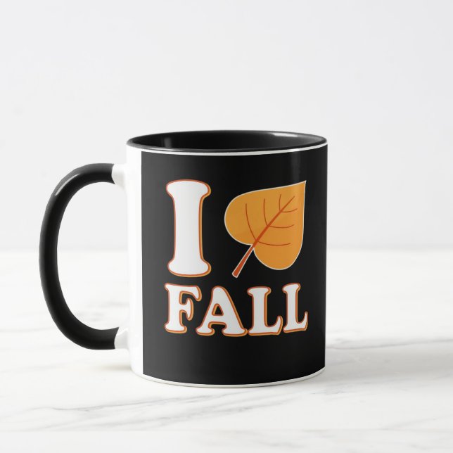 Mug Heart Fall It’s Fall Y’all Creative Décontracté (Gauche)