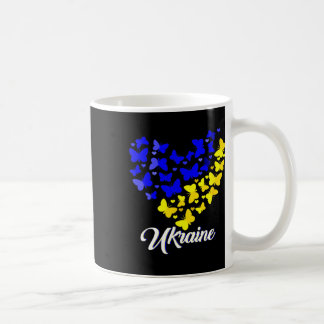 Mug Heart Heart Ukraine Shirt Butterfly I Stand With U