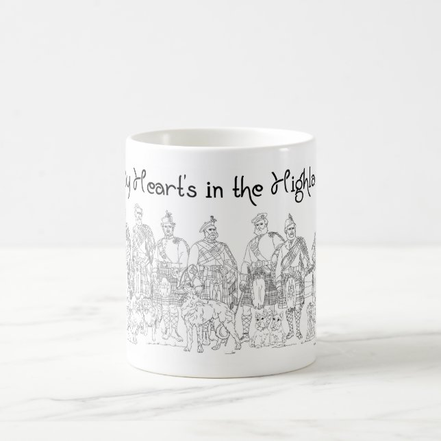 Mug Heart in the Highlands, Love Scotland (Centre)