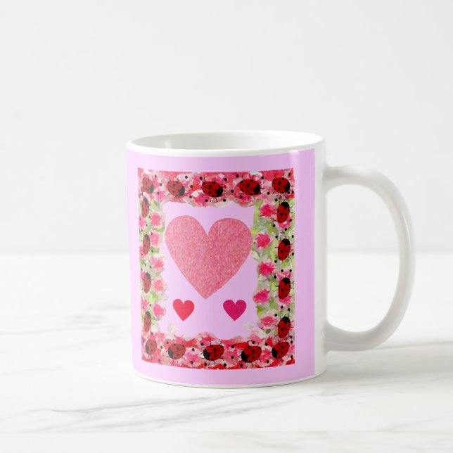 Mug Heart Ladybugs (Droite)