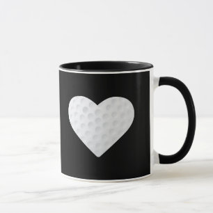 Mug Heart Love Et Live Golf