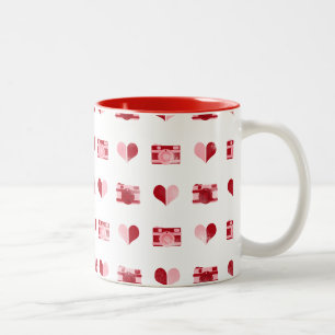 Mug "Hearts & Cameras"