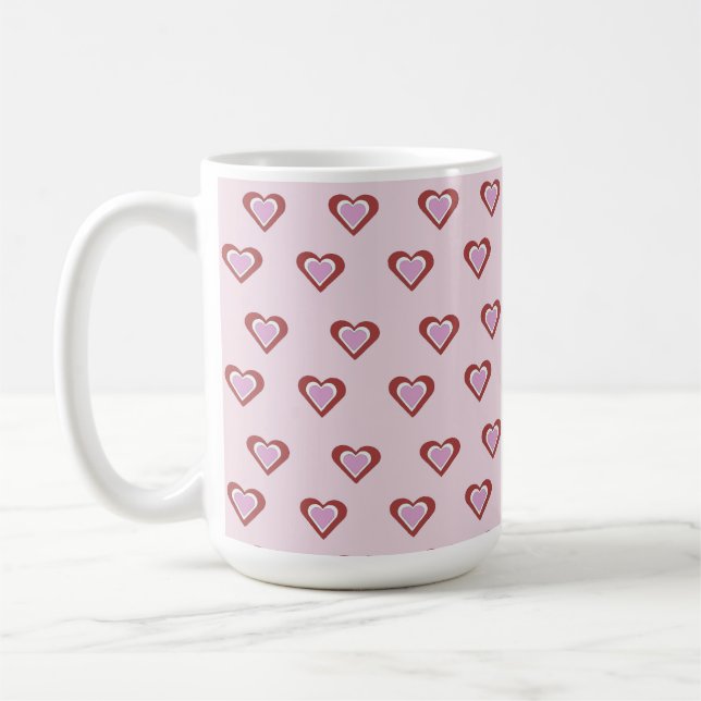 Mug Hearts, Valentines Day (Gauche)