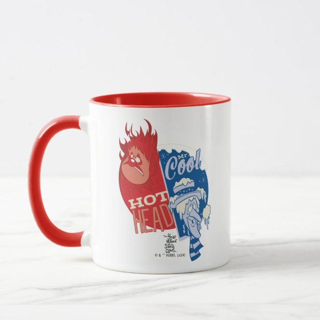 Mug Heat Miser Hot Head & Snow Miser M. Cool (Gauche)