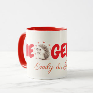 Mug Hedgehugs ! Boug de café Hérisson Personnalisé, Th