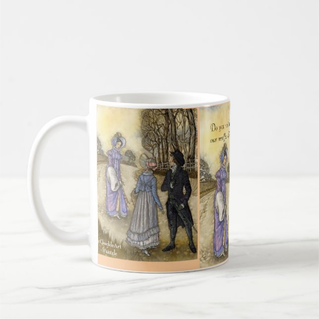 Mug Hélas, dames ! Déception pendant une promenade de (Gauche)