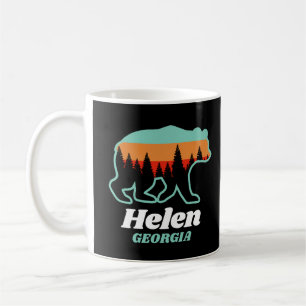 Mug Helen Georgia GA Bavarois Alpin Allemand Bear Retr