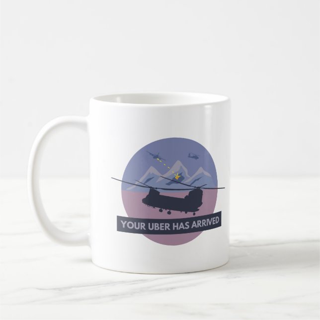 Mug Hélicoptère militaire CH-47 Chinook (Gauche)