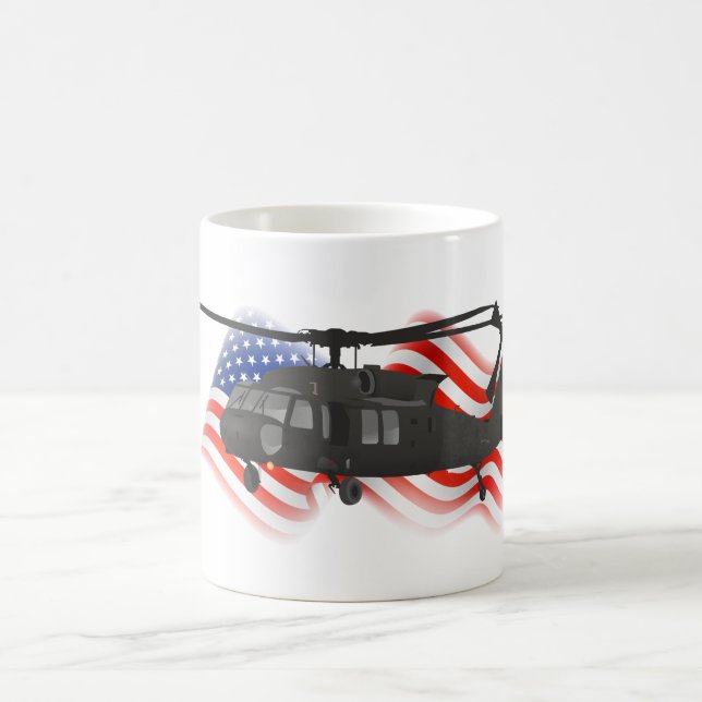 Mug Hélicoptère militaire patriotique (Centre)