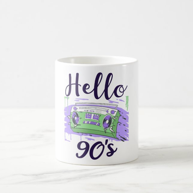 Mug Hello 90s radio cassette recorder (Centre)