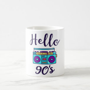 Mug Hello 90s radio cassette recorder