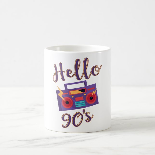 Mug Hello 90s radio cassette recorder (Centre)
