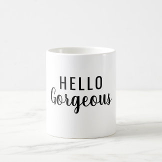 Mug Hello Gorgeous Script 