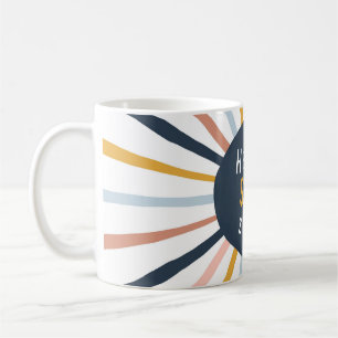 Mug Hello Sunshine : Typographie enfantine colorée