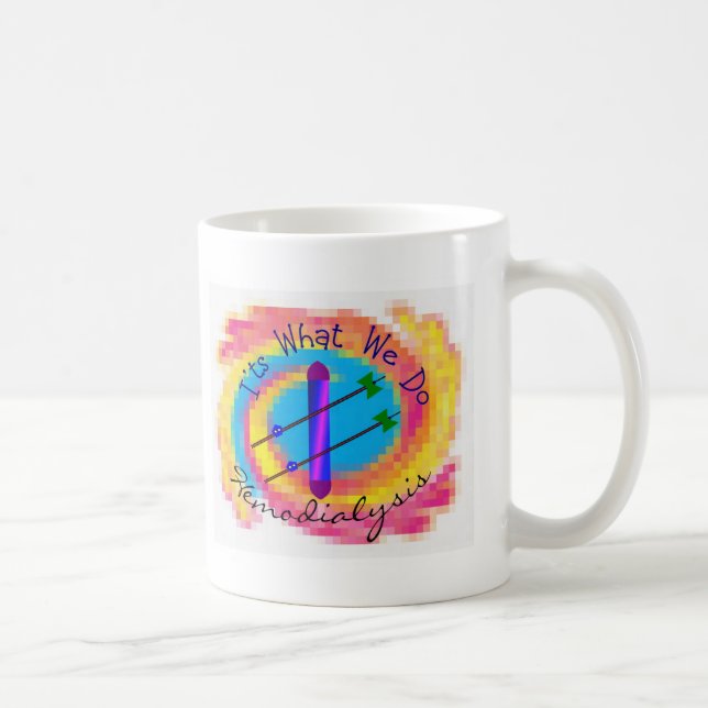 Mug Hémodialyse "est il ce que nous faisons" cadeau (Droite)