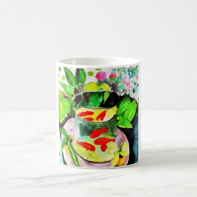 Mug Henri Matisse, Le poisson rouge, dessin numérique (Centre)