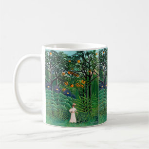 Mug Henri Rousseau - Femme marchant dans une forêt exo