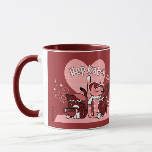 Mug HEP KATS par Jeff Willis Art