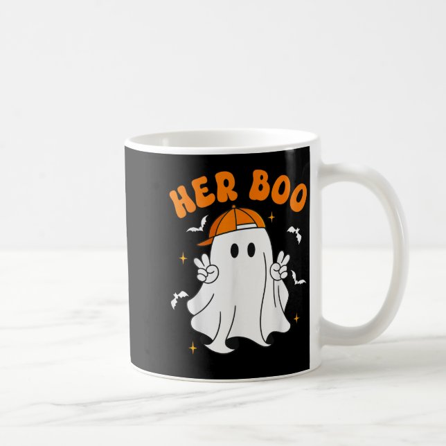 Mug Her Boo &amp; His Boo Funny Matching Halloween Cou (Droite)