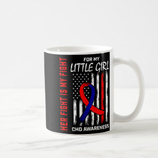 Mug Her Fight Little Girl Chd Awareness American Flag