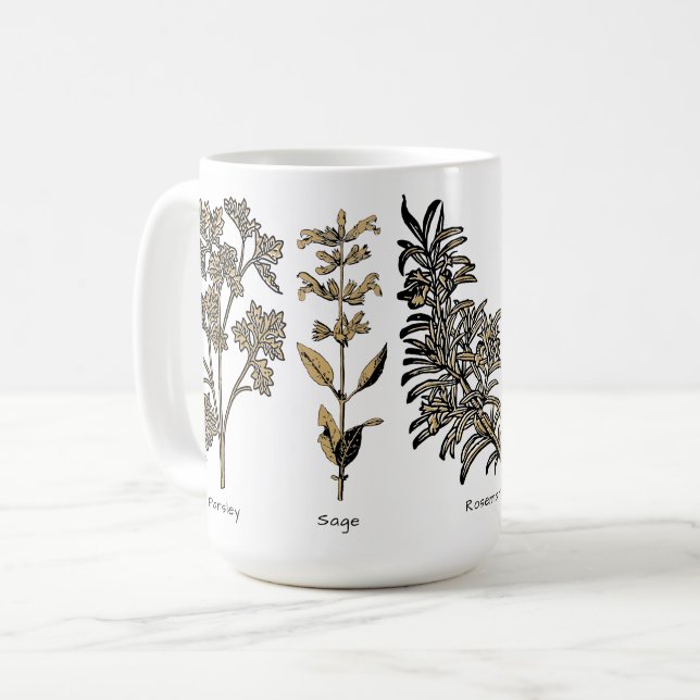 Mug Herbs Parsley Sage Rosemary & Thyme (Devant gauche)