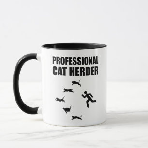 Mug Herdeur professionnel de chats Funny Héritage de c