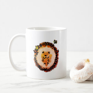 Mug Hérisson mignon dans les feuilles d'automne