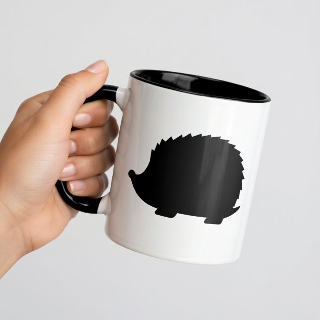 Mug Hérisson noir (Créateur téléchargé)