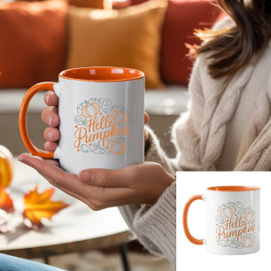 Mug Héritage   Bonjour Citrouille Automne   Mignon Aut