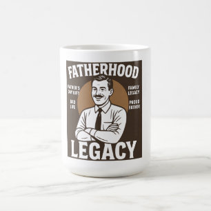 Mug Héritage de paternité Vintage Fête des Pères 