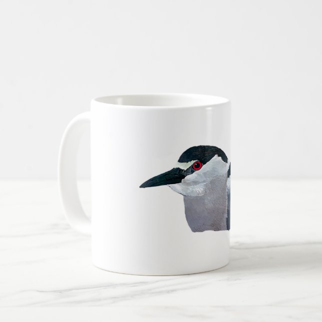 Mug Héron de nuit à couronne noire (Devant gauche)