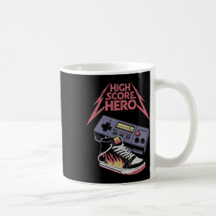 Mug Héros de haut score jeu vidéo rétro joueur 