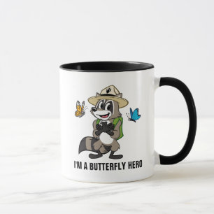 Mug Héros de papillon de Rick   de garde forestière -