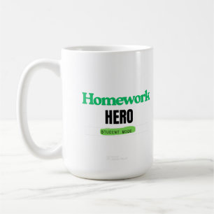 Mug Héros de travail à domicile : Mode étudiant Tee