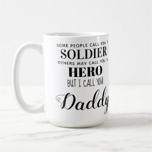 Mug Héros soldat Militaire papa Fête des pères Photo