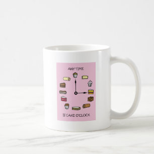 Mug Heure de gâteau, bande dessinée d'amants de gâteau