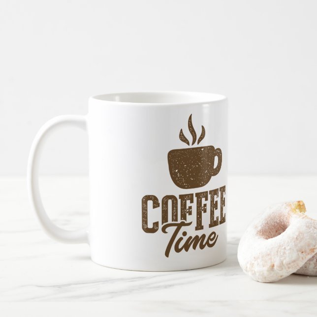 Mug Heure du café (Avec donut)