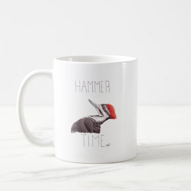 Mug Heure du marteau (Pic pilé) (Gauche)