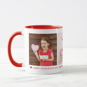 Mug Heureuse Sainte-Valentin Grandpa 3 Photo personnal