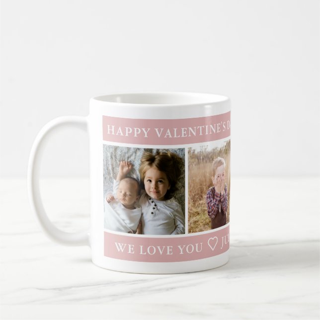 Mug Heureuse Sainte-Valentin Meilleure maman jamais pe (Gauche)