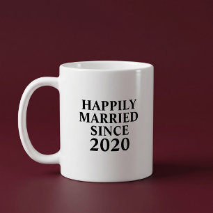 Mug Heureusement Mariés Depuis Couples Sur Mesure