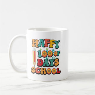 Mug heureux 100 jours d'école 100 jours école